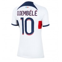 Paris Saint-Germain Ousmane Dembele #10 Vonkajší Ženy futbalový dres 2023-24 Krátky Rukáv